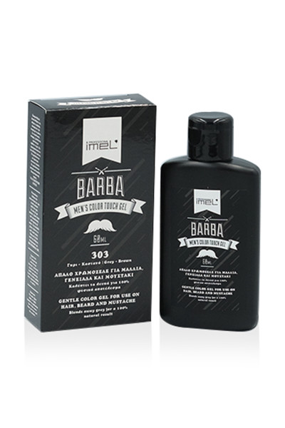 Barba Color Touch Gel Καστανό - Γκρι 60ml