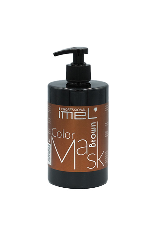 Μάσκα μαλλιών Imel Brown Color Mask 500ml