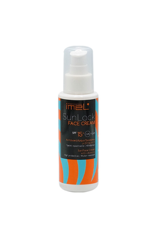 Αντηλιακή Κρέμα Προσώπου Imel SunLock SPF 15 100ml